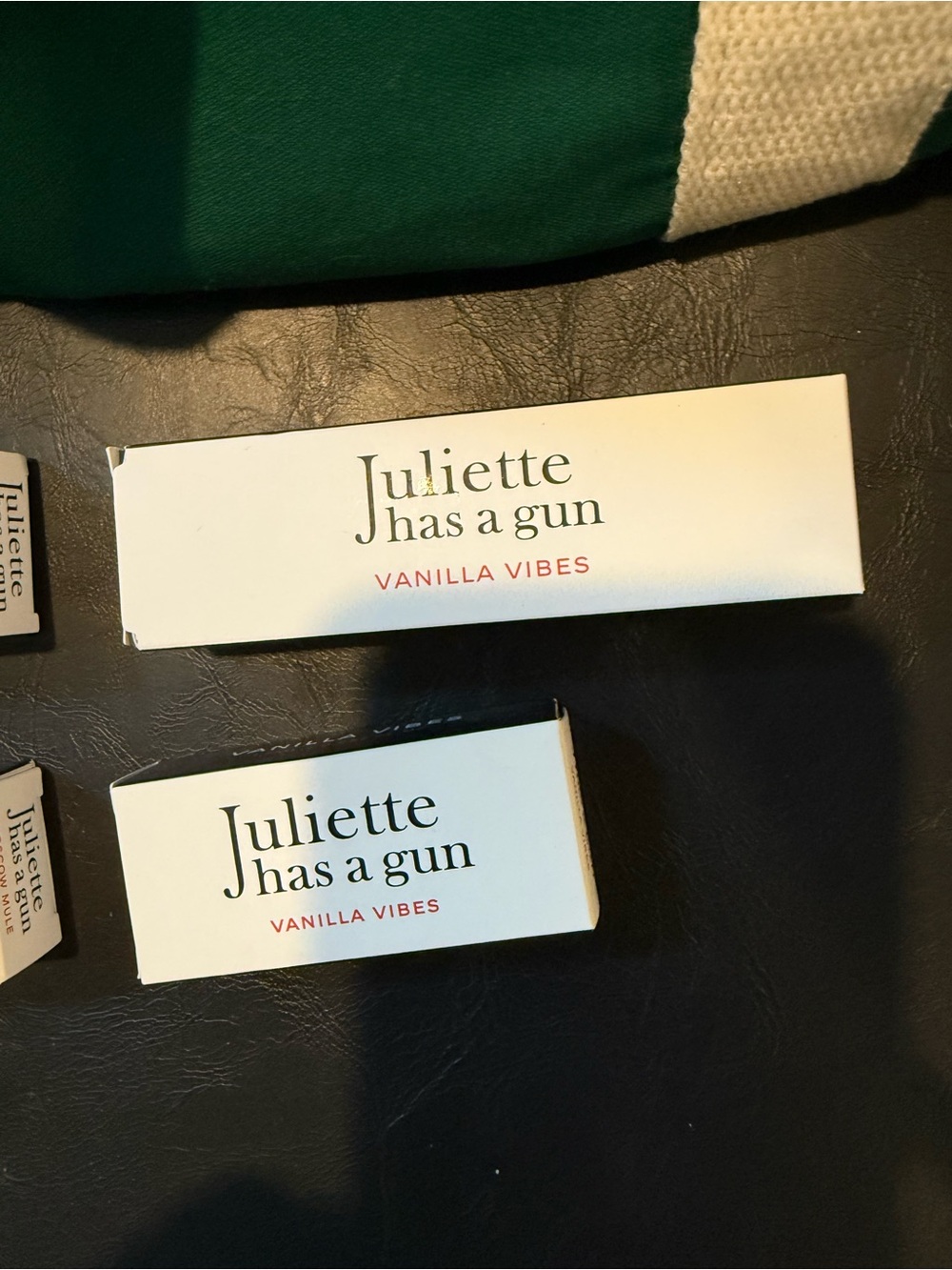 Juliette Has a Gun Green Canvas Bag and Samples - Picture 4 of 5